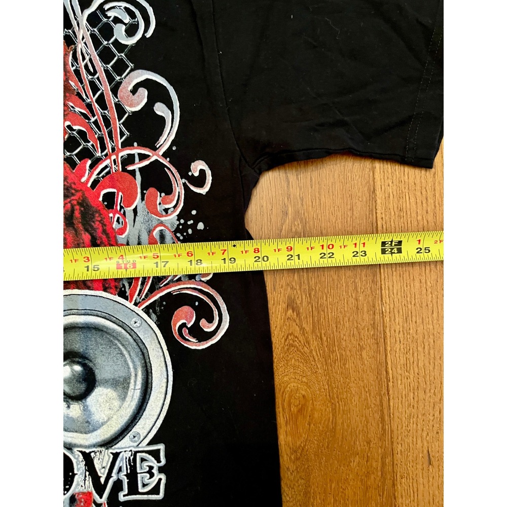 Bob Marley One Love Graphic T-Shirt Mens Large Pro Power Super Heavy Cotton - Picture 4 of 8